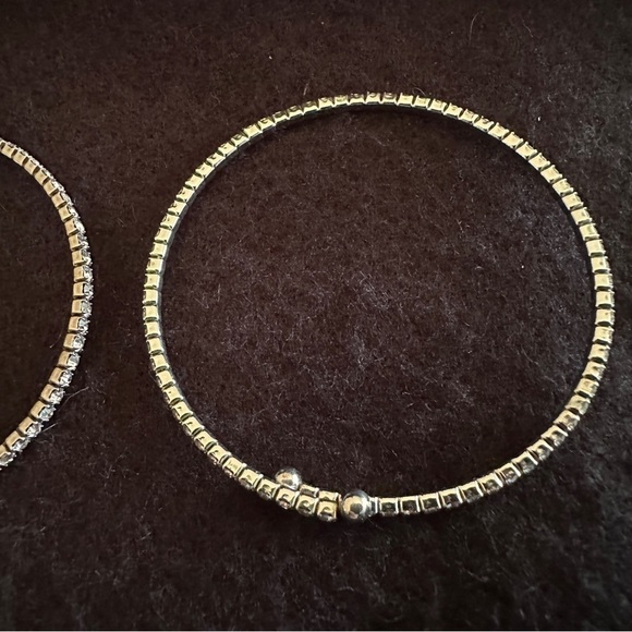 Silver Minimalist Double-Strand Bracelet - Picture 5 of 13